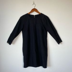 People Black 3/4 sleeve dress Sz Small
